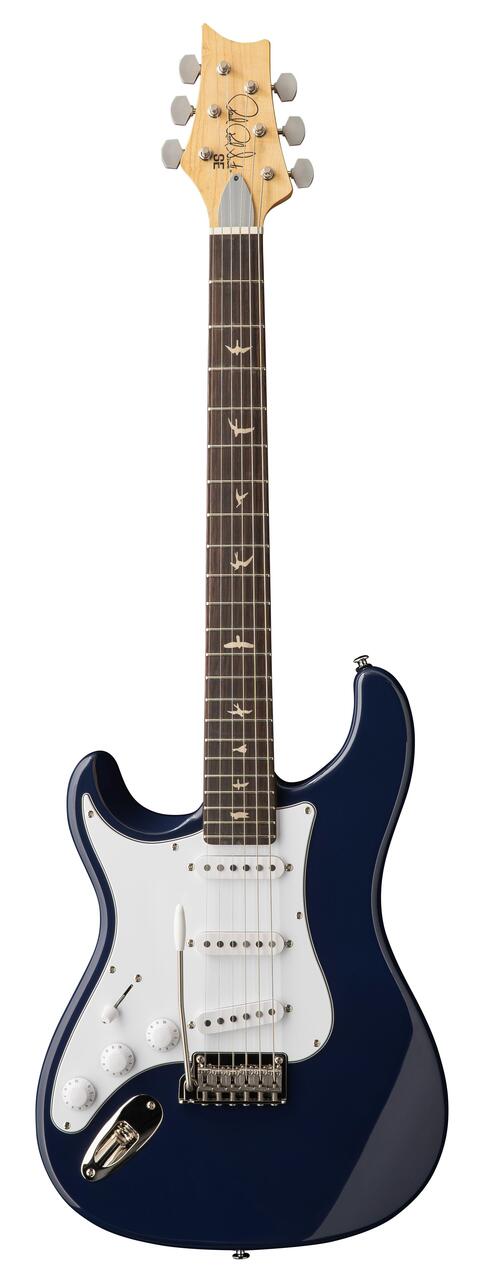 PRS John Mayer Left Handed SE Silver Sky in Trad Blue, Rosewood